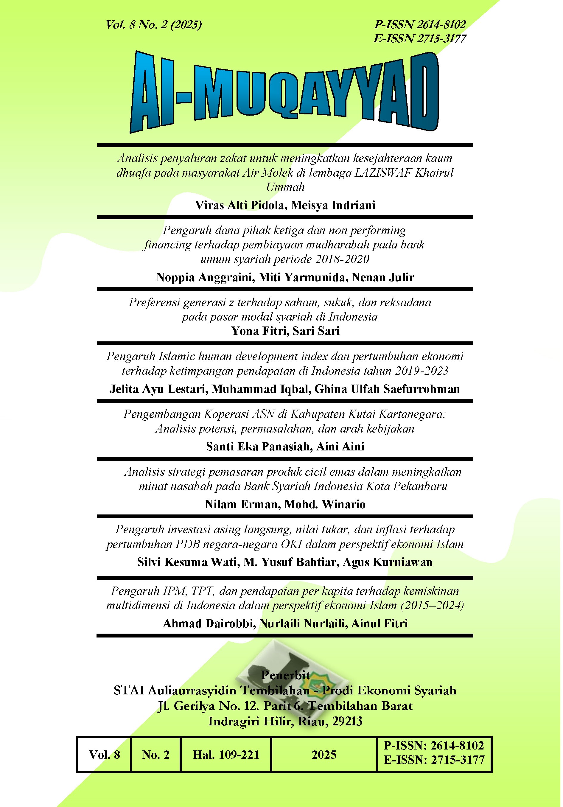 					View Vol. 8 No. 2 (2025): Al-Muqayyad
				